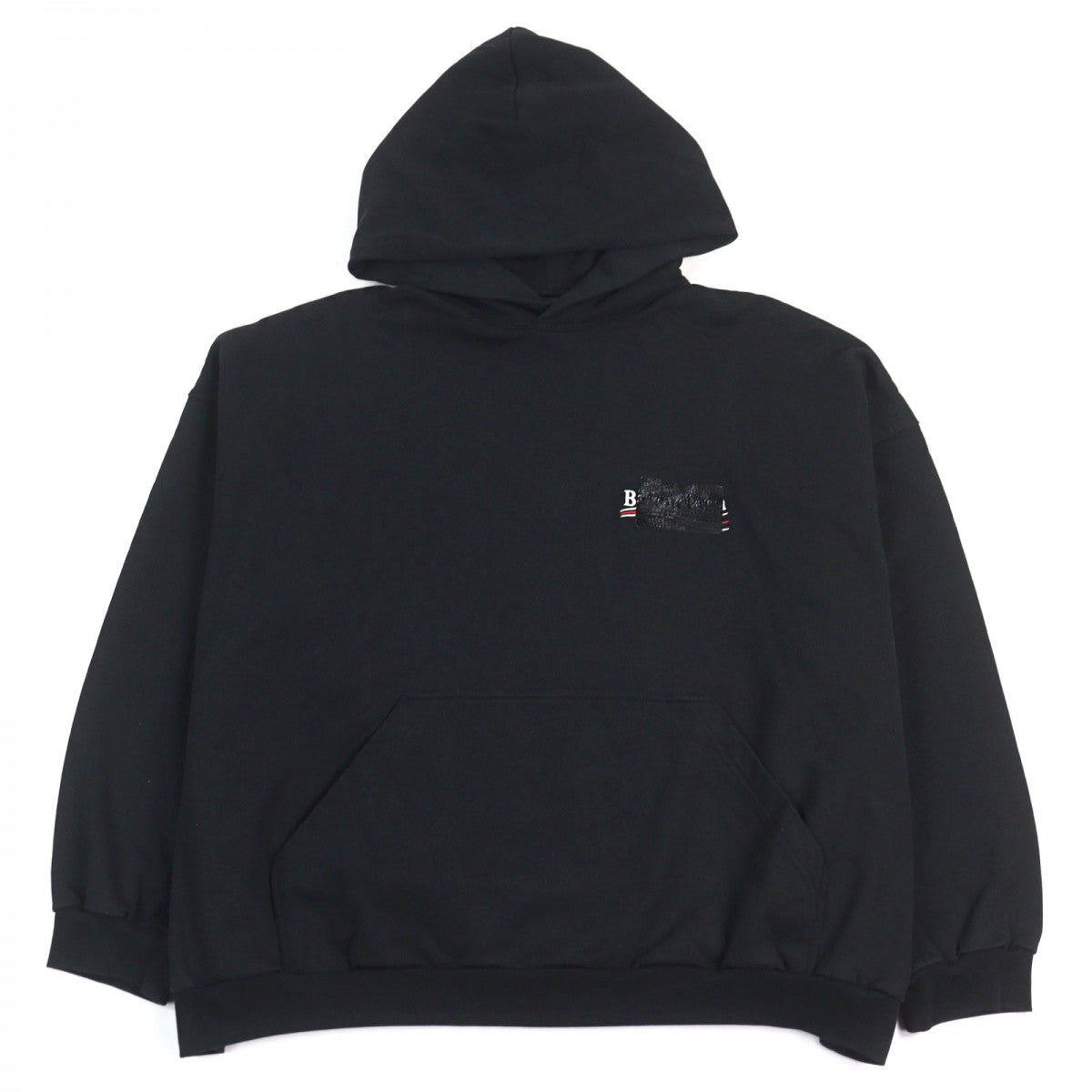 BALENCIAGA Hoodie 713677 cotton Black type GAFFER HOODIE 3