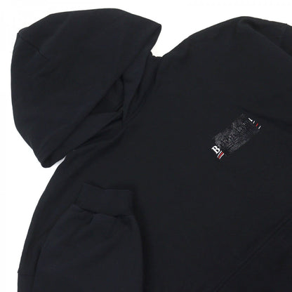 BALENCIAGA Hoodie 713677 cotton Black type GAFFER HOODIE 3