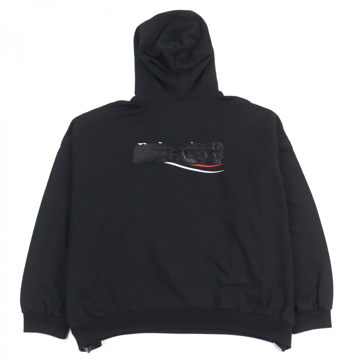 BALENCIAGA Hoodie 713677 cotton Black type GAFFER HOODIE 3