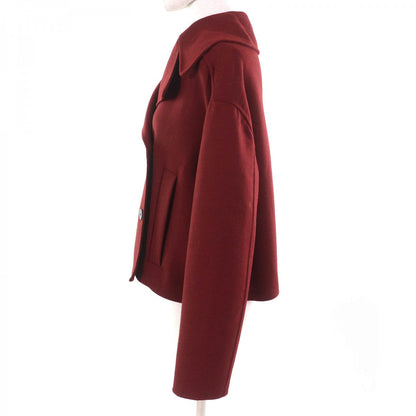 Christian Dior coat 940C08A1116 wool Bordeaux 40
