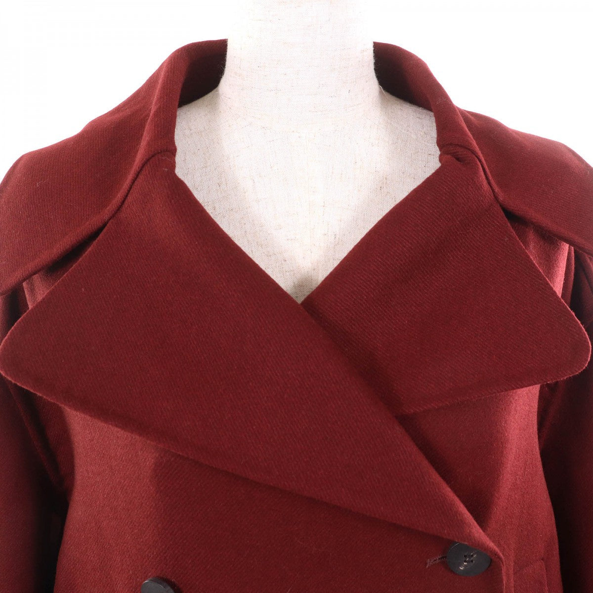 Christian Dior coat 940C08A1116 wool Bordeaux 40