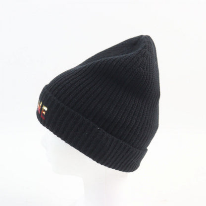 CELINE Knit cap 2A07Z666Q wool Black type Embroidered Beanie