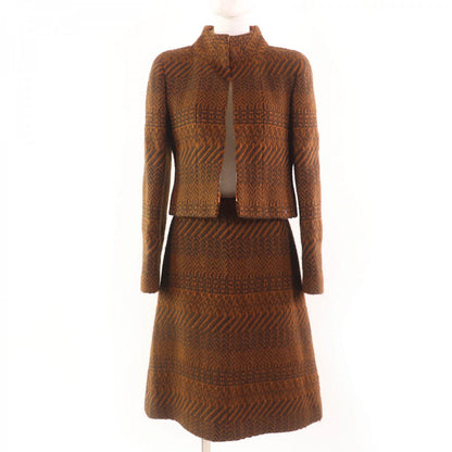 CHANEL setup 00A P16210W02649 wool Brown 38