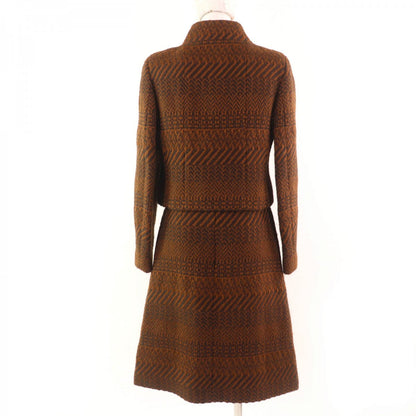 CHANEL setup 00A P16210W02649 wool Brown 38