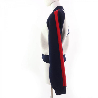 Christian Dior Jacket 144V50AM350 wool Navy white JA DIOR PARIS 44