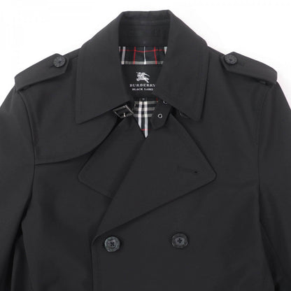 BURBERRY BLACK LABEL trench coat polyester black M