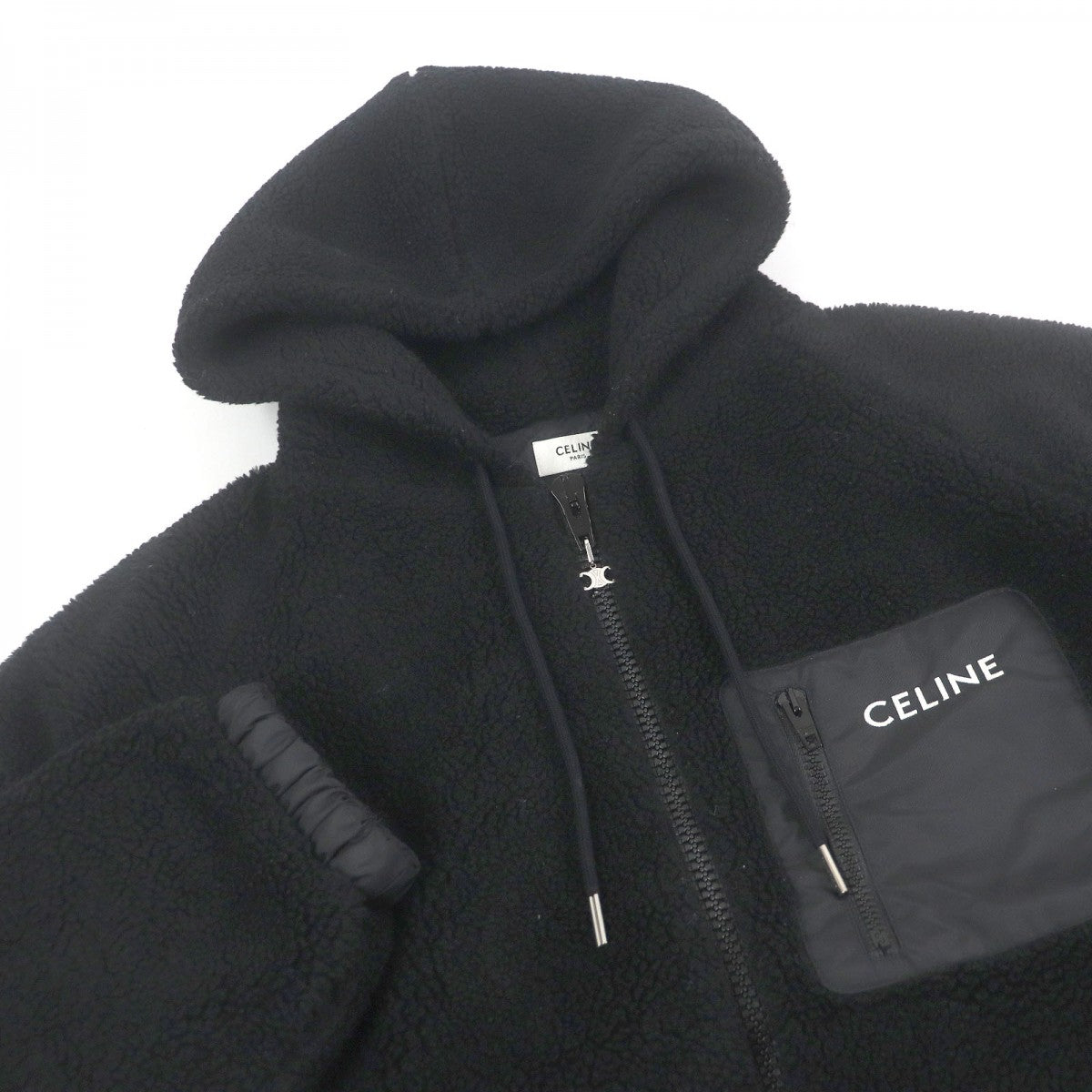 CELINE Jacket 2Y30H699M acrylic black XS