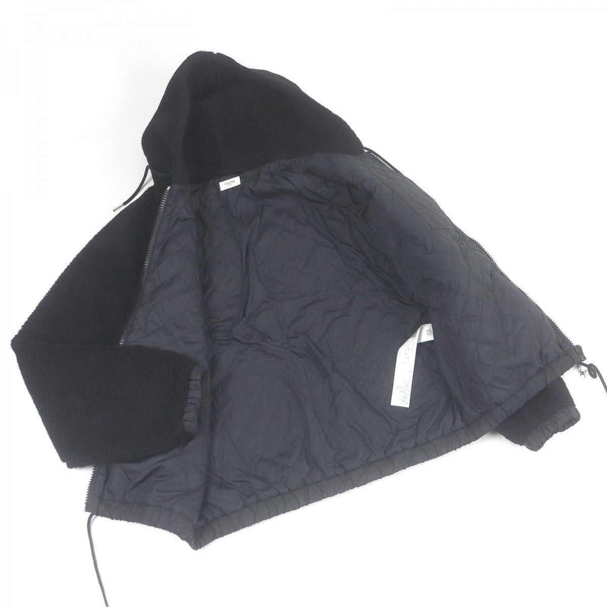 CELINE Jacket 2Y30H699M acrylic black XS