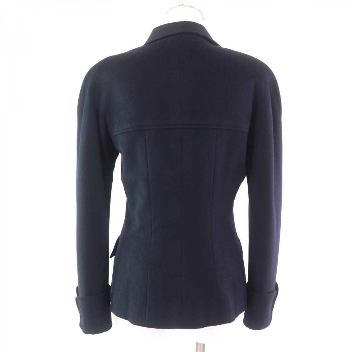 CHANEL Jacket 98A P12245 cashmere Dark navy 38