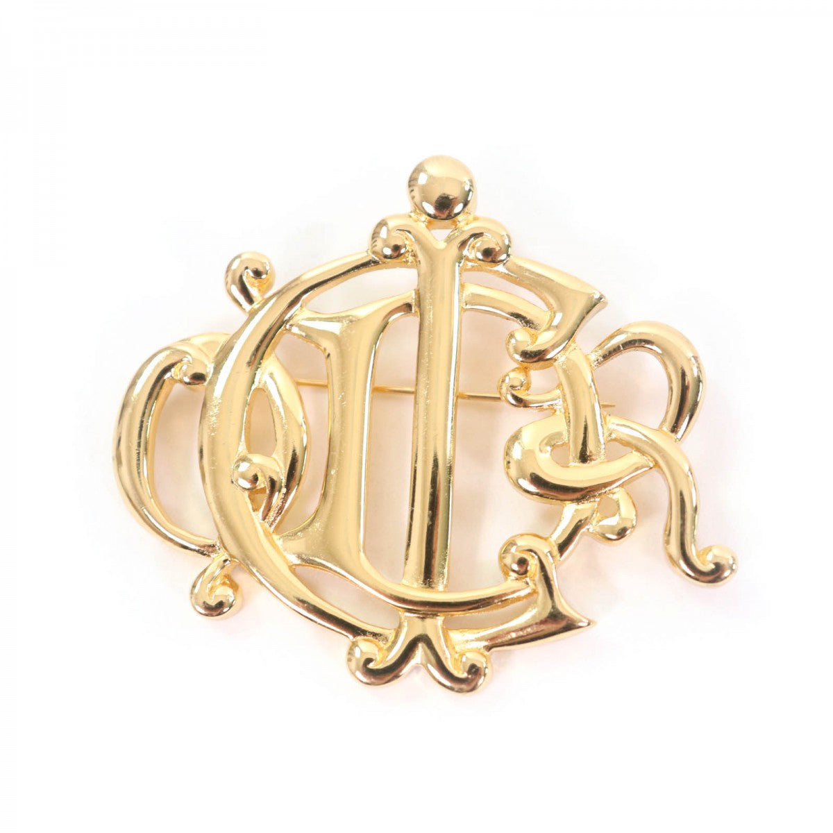Christian Dior Brooch Gold Plated gold