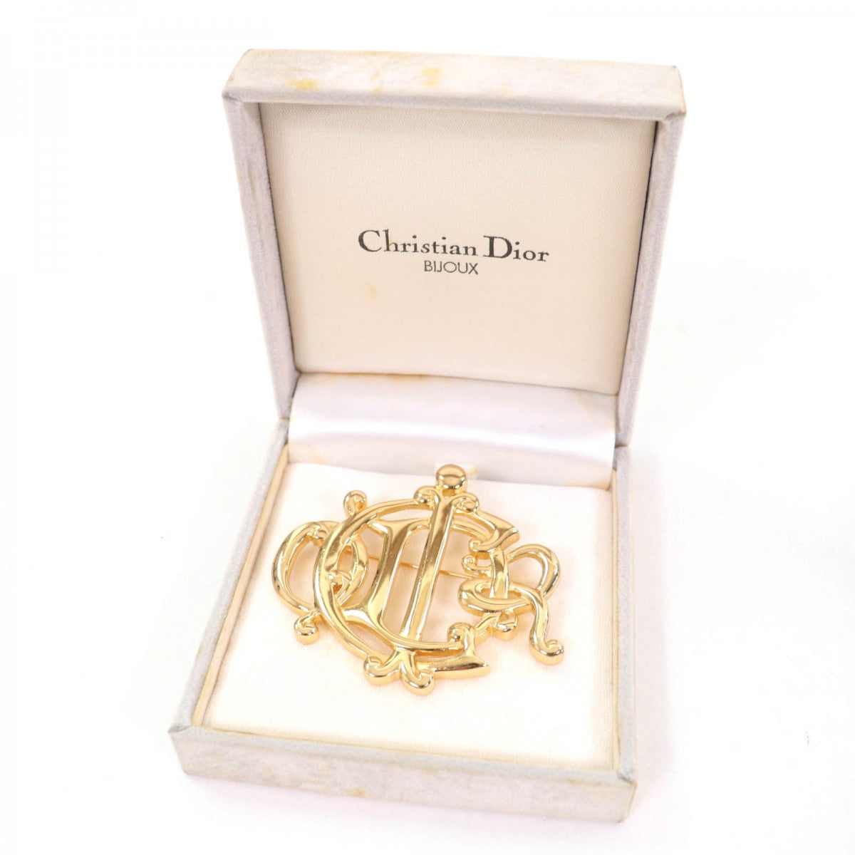 Christian Dior Brooch Gold Plated gold