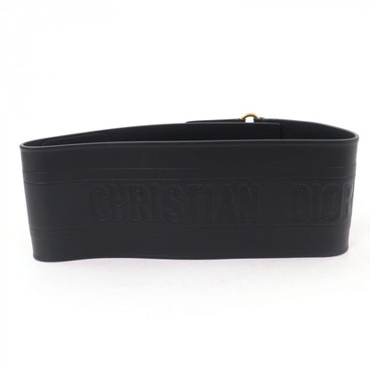 Christian Dior belt leather black D-WAIST Maxi
