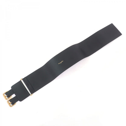Christian Dior belt leather black D-WAIST Maxi