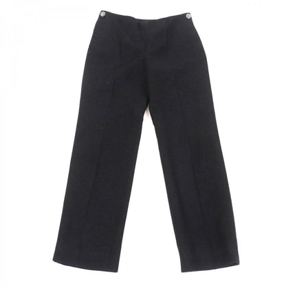 CHANEL Pants P59000 wool Charcoal gray 38