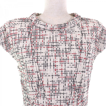 CHANEL one piece P50967 cotton Ivory black red 36