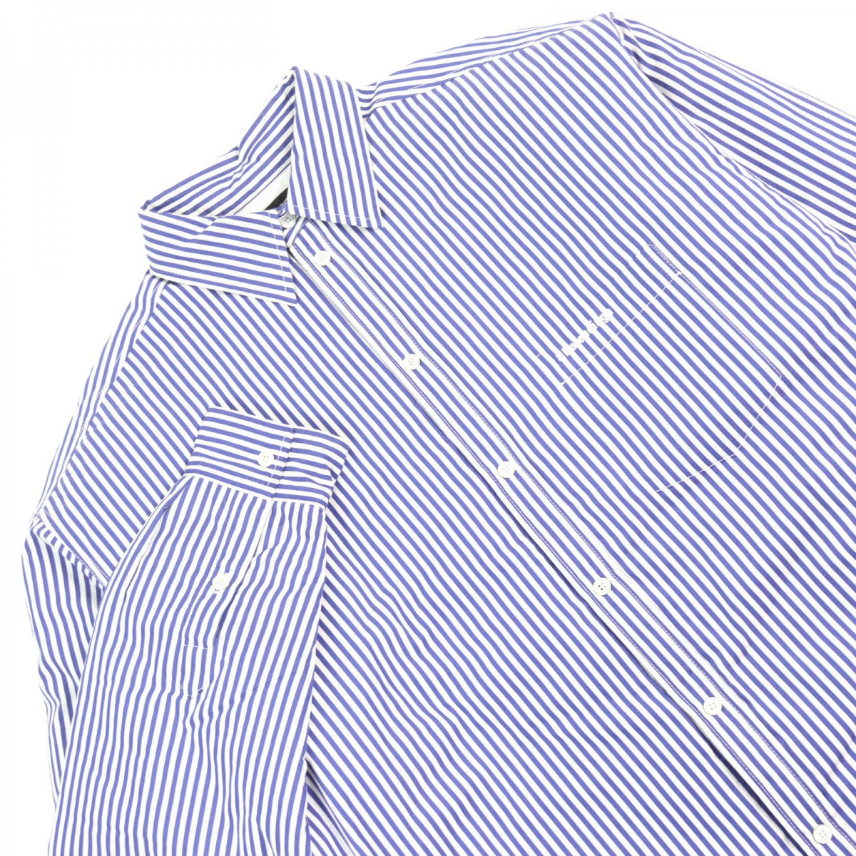BALENCIAGA Long sleeve shirt 642339 cotton Blue white 36