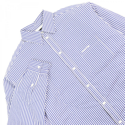 BALENCIAGA Long sleeve shirt 642339 cotton Blue white 36