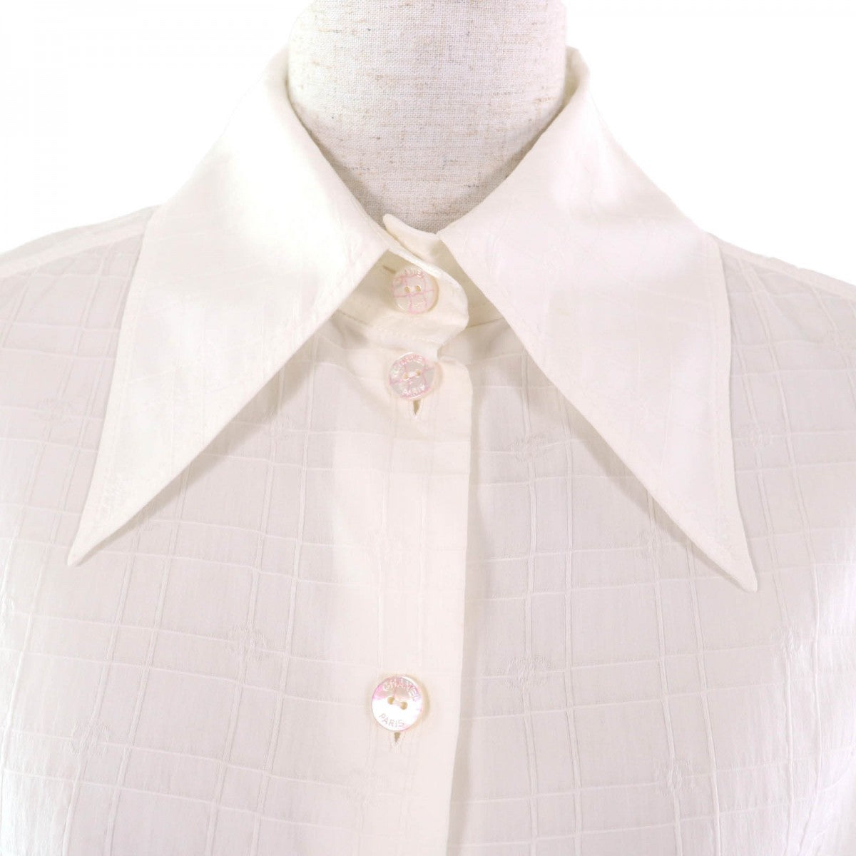 CHANEL blouse P78855 cotton white 38