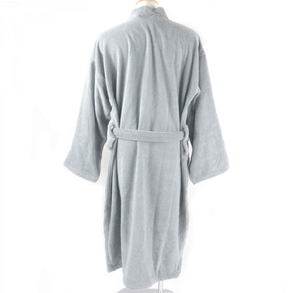 BALENCIAGA Bathrobe cotton gray ONE SIZE