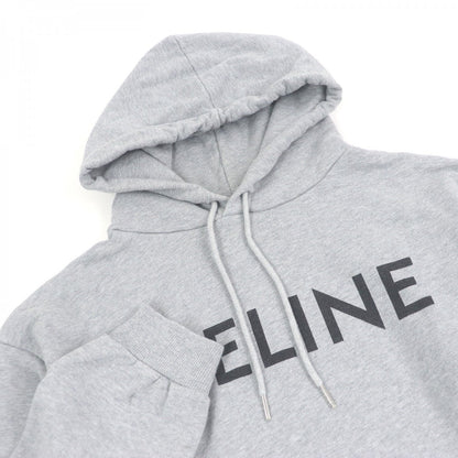 CELINE Hoodie 2Y321670Q cotton gray loose hoodie XL