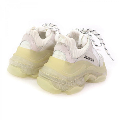 BALENCIAGA sneakers 544351 leather White type Triple S 36