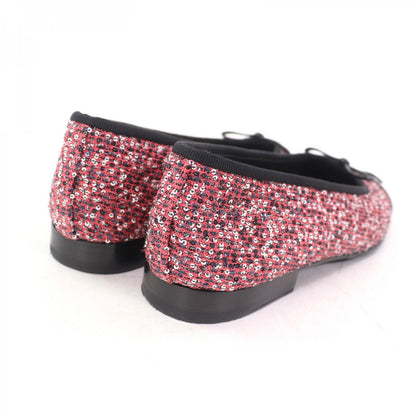 CHANEL Ballet shoes G02819 Sequin Pink type 36.5