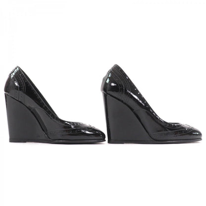CHANEL pumps G31216 Patent leather black 36.5