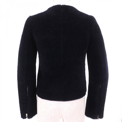 CELINE Jacket 2 5K10/5525 Sheep leather Navy 34