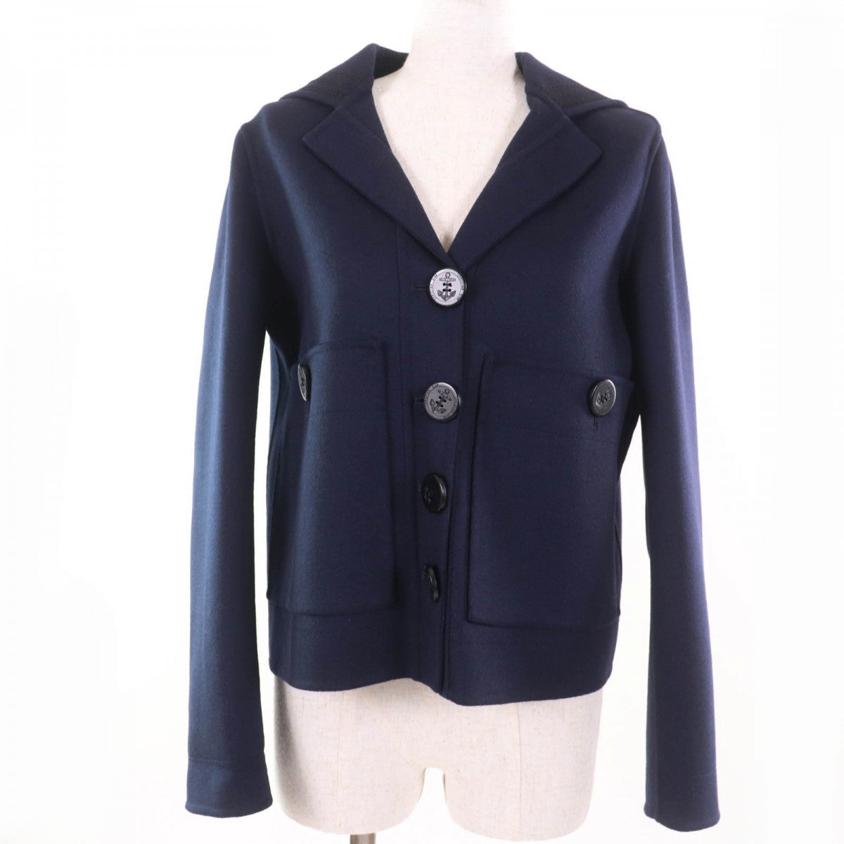 Christian Dior Jacket 2R0C48X1116 wool Navy 40