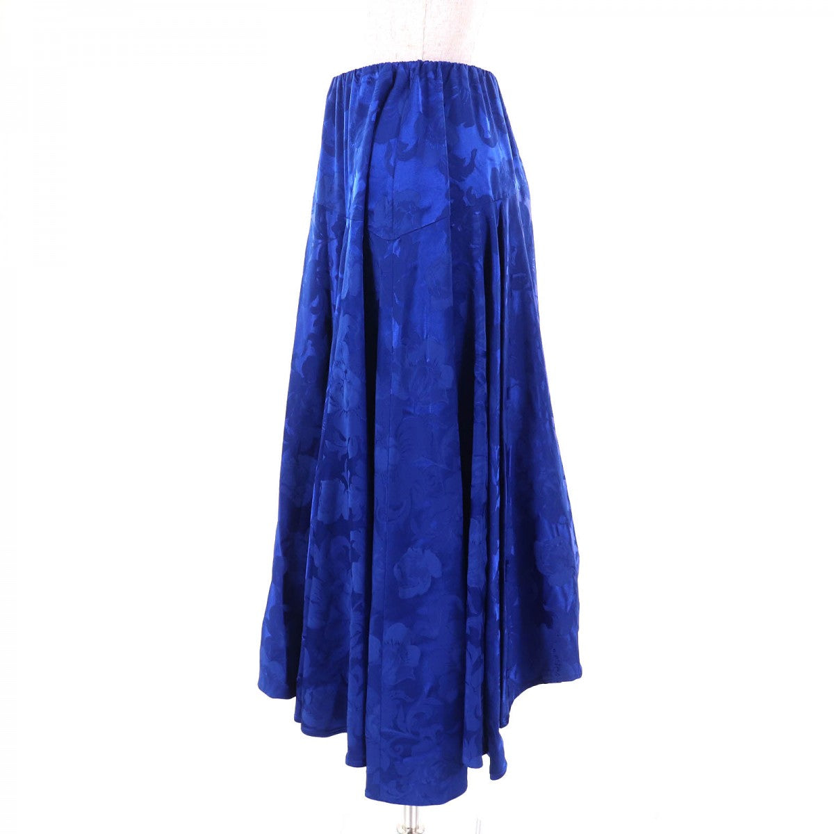 BALENCIAGA flare skirt 625534 Rayon blue 36