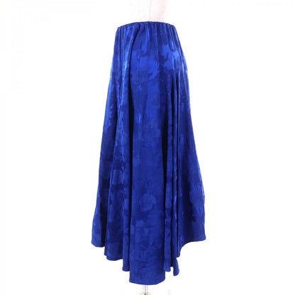BALENCIAGA flare skirt 625534 Rayon blue 36