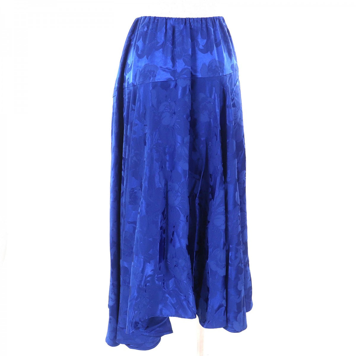 BALENCIAGA flare skirt 625534 Rayon blue 36