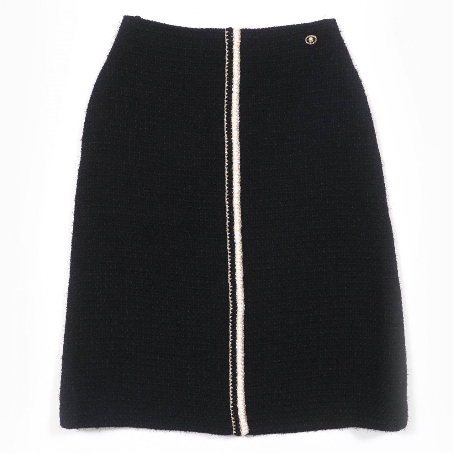 CHANEL skirt P64628V19676 wool black 34