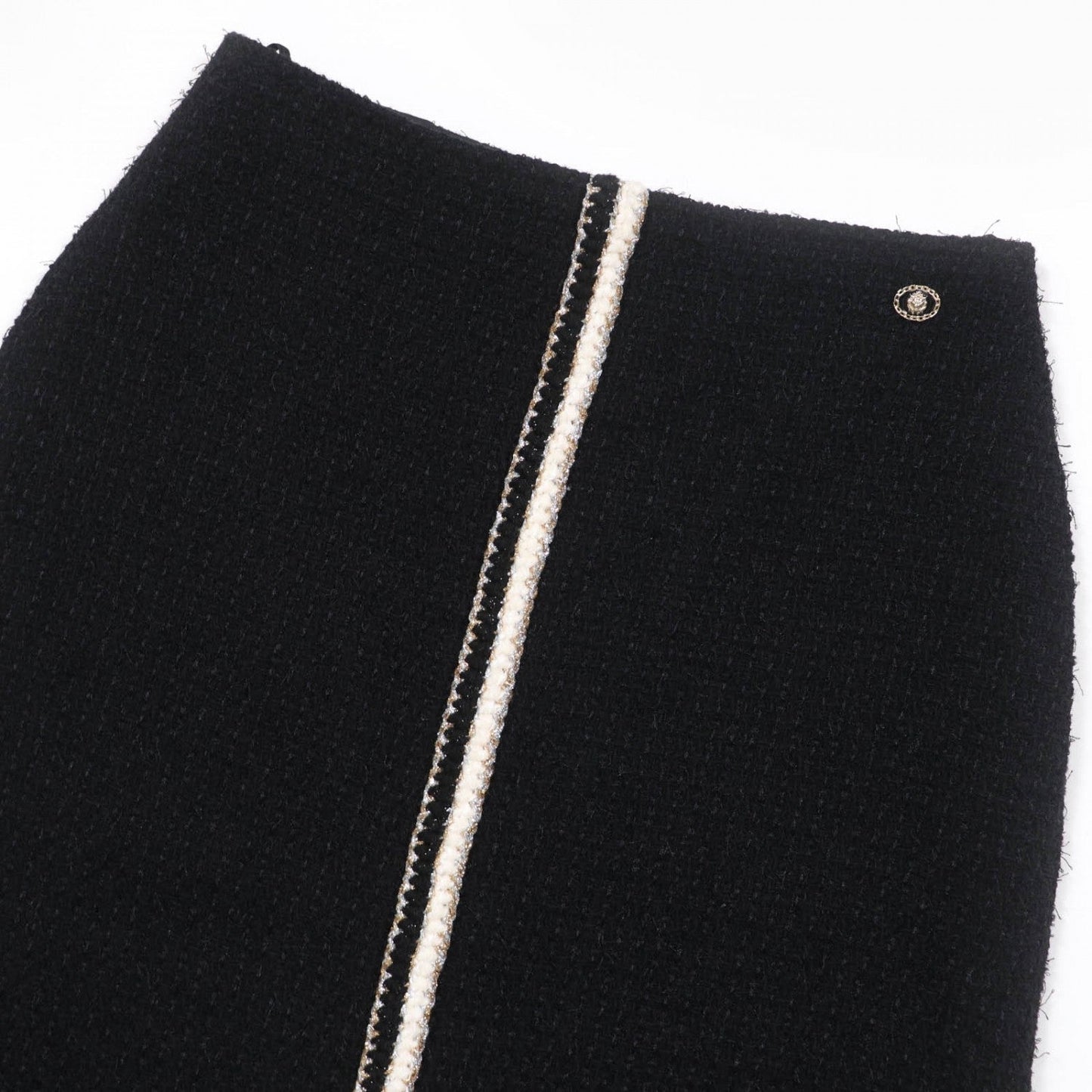CHANEL skirt P64628V19676 wool black 34