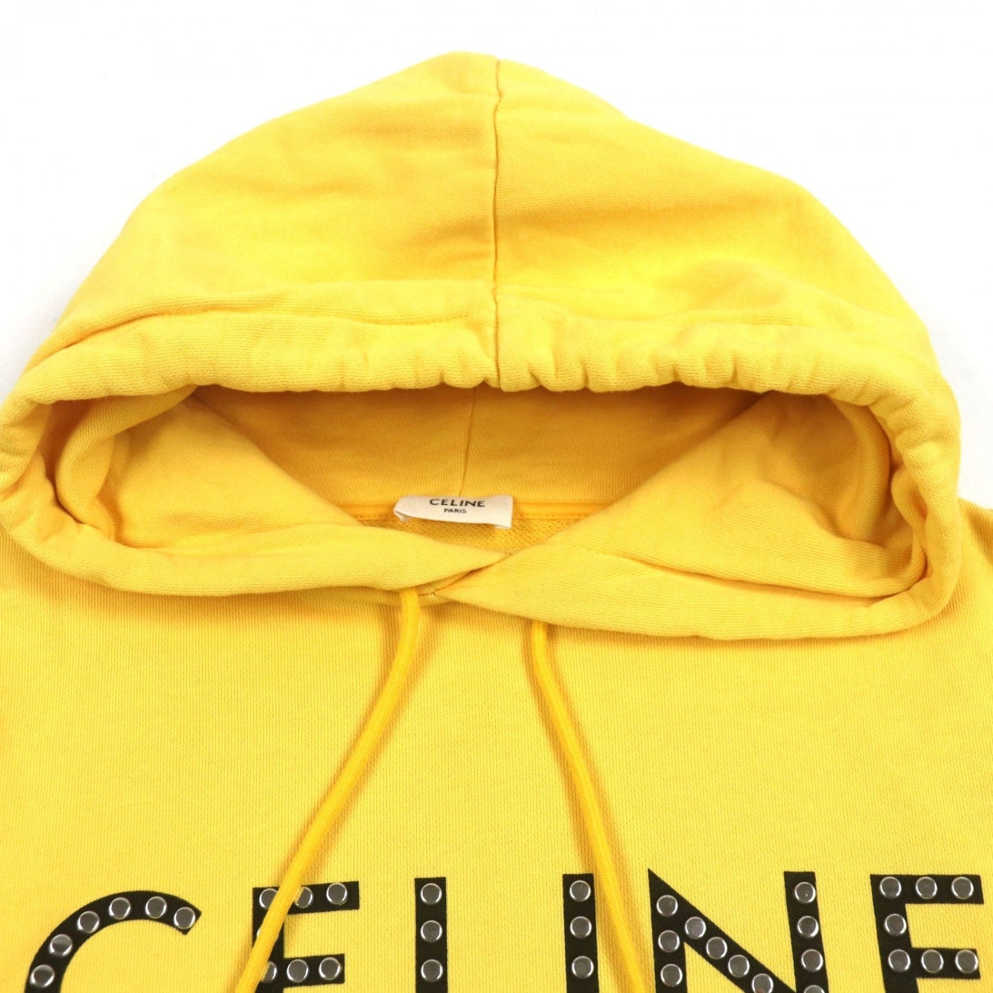 CELINE Hoodie 2Y695670Q cotton yellow M