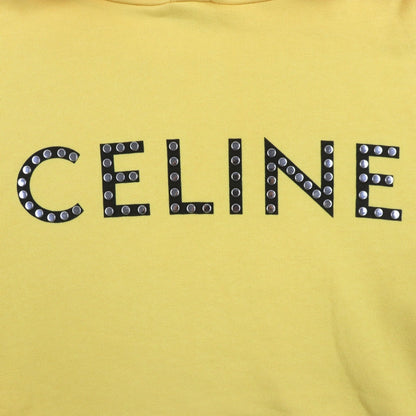 CELINE Hoodie 2Y695670Q cotton yellow M