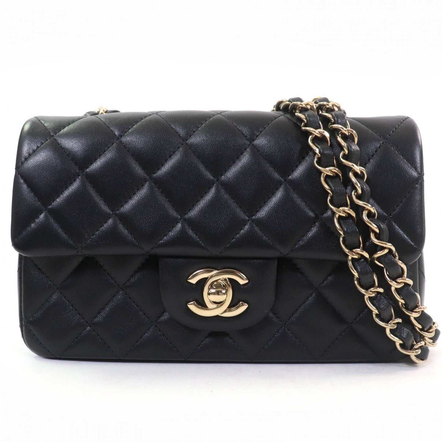 CHANEL Shoulder Bag A69900 lambskin black Mini Matrasse 20