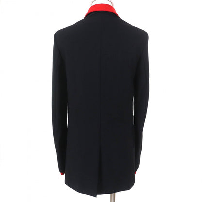 BURBERRY Track jacket 4562545 linen Black red 38