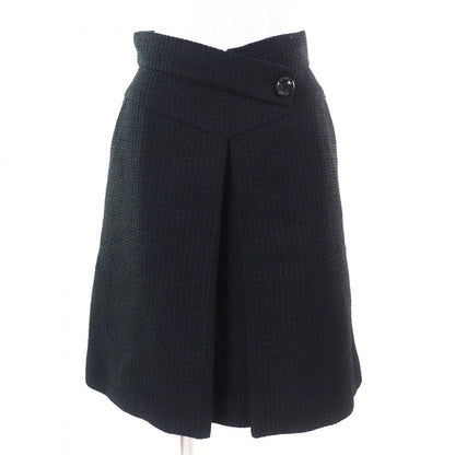 CHANEL Tight Skirt P51038 cotton black 40