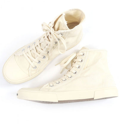 BALENCIAGA High cut sneakers 688752 canvas Ivory PARIS HIGH TOP 43