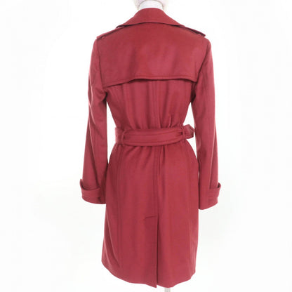 BURBERRY coat 4023676 cashmere Red brown type 40