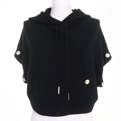 CHANEL Hoodie P72799K10443 cashmere black 34