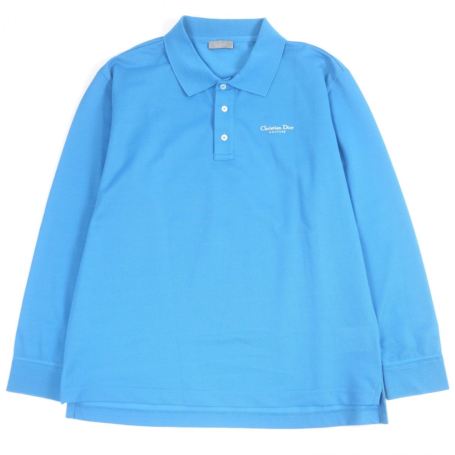 Dior HOMME Long sleeve polo shirt 483J835A0931 polyester blue L