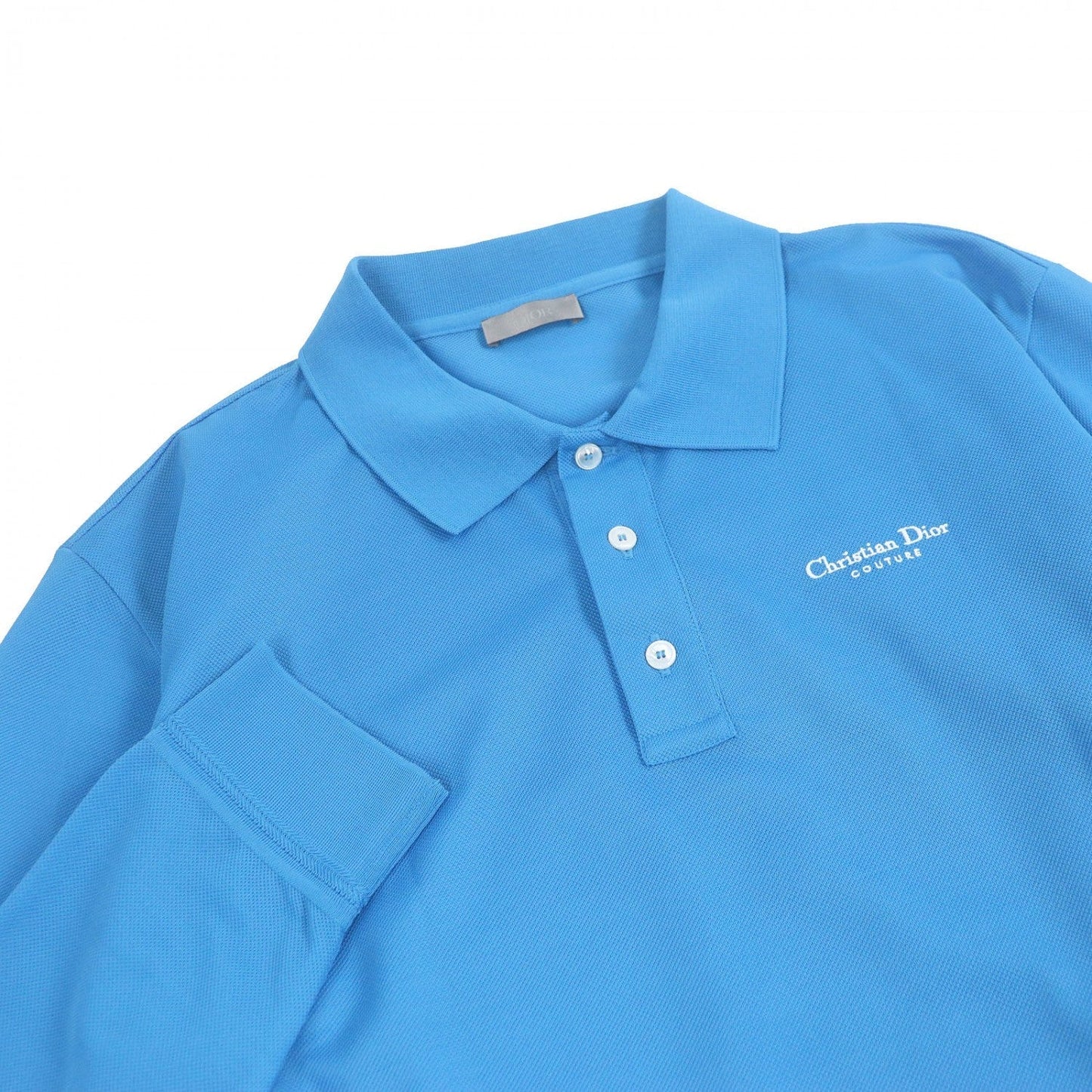 Dior HOMME Long sleeve polo shirt 483J835A0931 polyester blue L