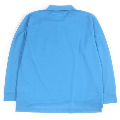 Dior HOMME Long sleeve polo shirt 483J835A0931 polyester blue L