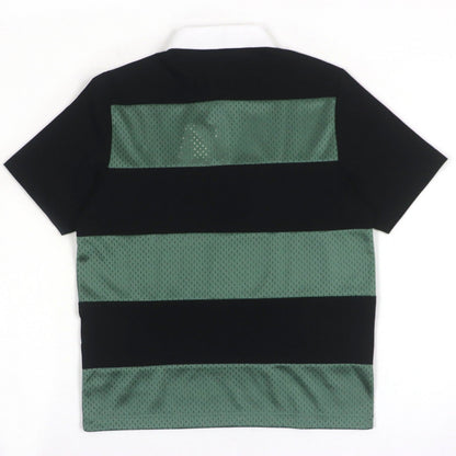 FENDI Short sleeve polo shirt FAF630 cotton Green black XS