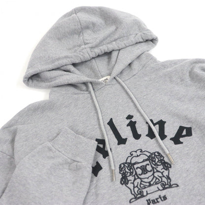 CELINE Hoodie RY08M670Q cotton gray XS