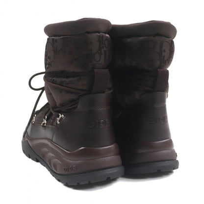 Dior HOMME boots Nylon Dark brown Oblique Dior Snow 40