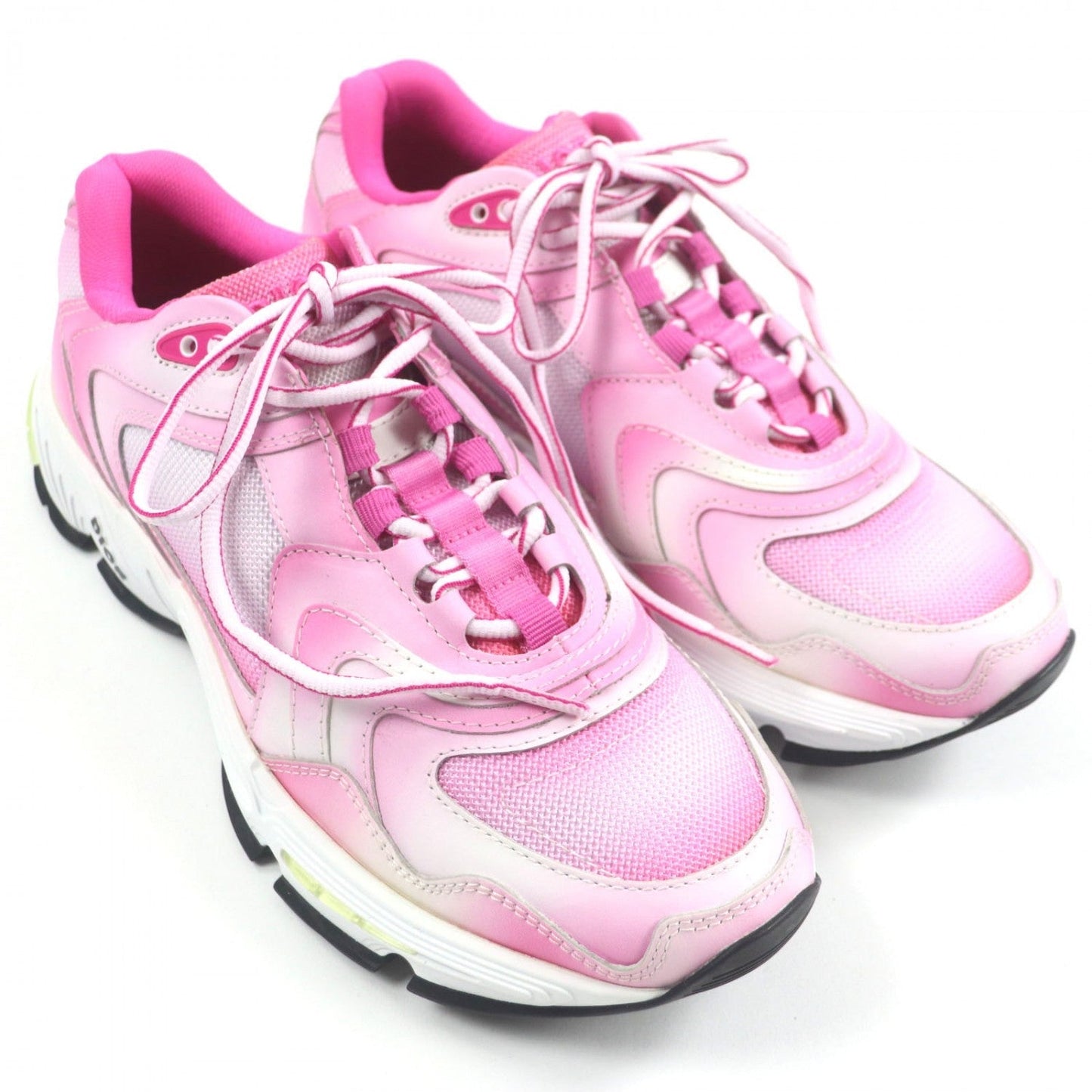 Dior HOMME Low cut sneakers 3SN260YUR leather Pink white SNEAKERS 41