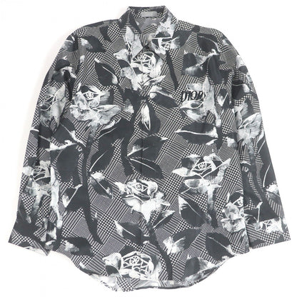 Dior HOMME Long sleeve shirt 013C501E4796 silk black 39